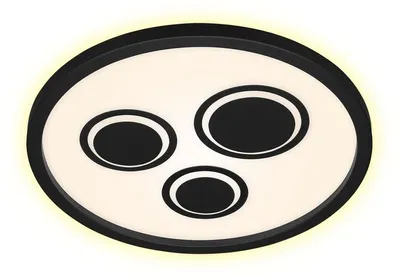 Immagine prodotto di Pannello LED retroilluminato con cornice Ø42,3 cm 22 W nero Briloner
