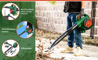 Productafbeelding van Benzine Bladblazer 3in1 incl 45L Opvangzak