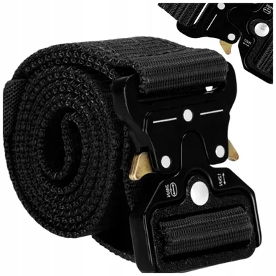 Produktbild von Taktischer Gürtel 125 cm Nylon QR Schnellverschluss Militärgürtel 3,5 cm