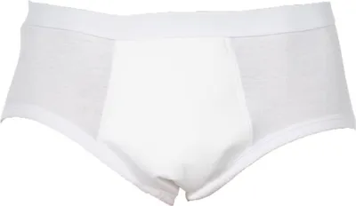 Image de Culotte d'incontinence niveau 1/5, Suprima Bodyguard, Hommes, 100% Coton, Blanc, Taille M