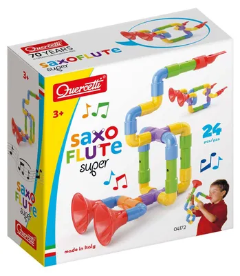 Image de Quercetti Tubes Construction Set Saxophone, 24 pcs.