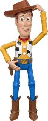 Produktbild von Disney Pixar Toy Story 5 große Sheriff Woody-Figur, ca. 30 cm groß, bewegliches Spielzeug, kann sich an den Hut tippen, 3 Jahr(e), Mehrfarbig, Kunststoff, Metall