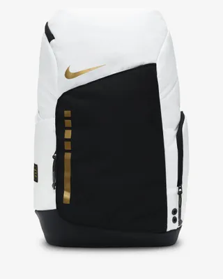Produktbild von NIKE NK HOOPS ELITE BKPK - FA23 Weiß/Schwarz/Metallic Gold