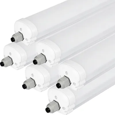 Image de HOFTRONIC - Lampe fluorescente LED 48W 5760lm 6400K IP65 blanche