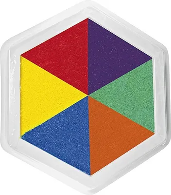 Produktbild von EDUPLAY 220-007 Riesenstempelkissen ca. 14 x 14 cm Multicolor, 6 Farben, mehrfarbig