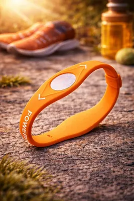 Immagine prodotto di Bracciale energetico Power Balance – Bracciale ionico per il fitness e la vita quotidiana arancione XL – 22 cm
