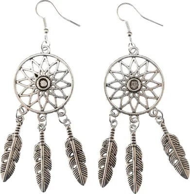 Produktbild von Traumfänger Ohrringe Miniblings Hänger Traum Träume Spirituell Indianer Boho