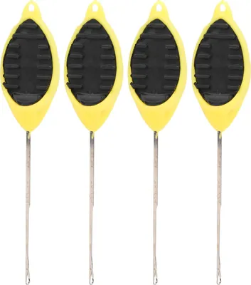 Produktbild von 4pcs Fadenhäkchen Haken Einkopf -Takelagel -Nadel Tragbares Fischerfischereiwerkzeug