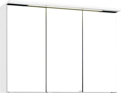 Obrázek produktu pro 3D zrcadlová skříňka Bologna, bílá, zapuštěné LED světlo