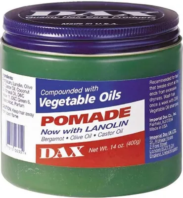 Produktbild von DAX Vegetable Oils POMADE Now with LANOLIN 400g