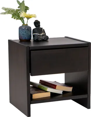 Produktbild von Nachttisch Holz Nachtkonsole Buche wenge 40 x 33 cm CAMPINO