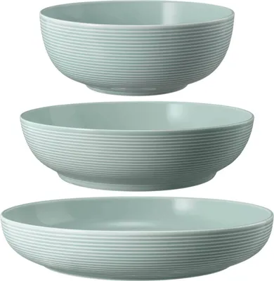 Produktbild von Seltmann Weiden Beat Color Glaze Foodbowl Set 3-teilig Arktisblau