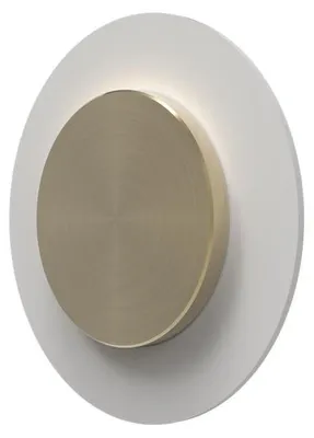 Large Wandhaken Weiß Messing modernes Design