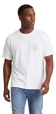 Obrázok produktu pre Pánske tričko Calvin Klein Jeans 519675, biele: Veľkosť – S Veľkosť: S