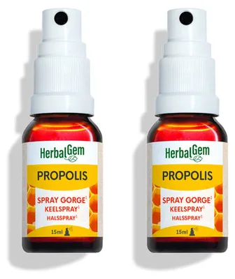 Image de Herbalgem - Duo pack Propolis spray -- 15 ml