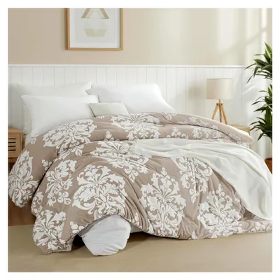 Produktbild von Flauschige Bettdecke ohne Bezug, Weiche Kuschelige Warme 3D Boho Bettdecke mit Kissenbezügen, Reversibles Bettwäsche Set für Winter, 200x200 cm Kamel
