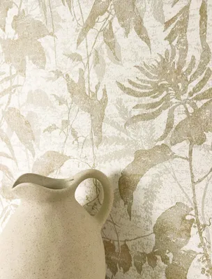 Produktbild von NEWROOM Tapete Jasna Beige Vliestapete - Modern Palmenblätter Blätter  Germany