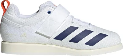 Produktbild von Adidas Powerlift 5 Gewichtheberschuhe Trainingschuhe weiß/blau/orange JP9878, Schuhgröße:42 EU