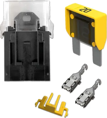Produktbild von Sicherungshalter | MTA MaxiVAL Standard | 32V | inkl. 20A Sicherung | anreihbar