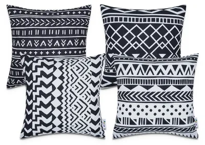 Produktbild von Kissenbezüge Deko Wohnzimmer Geometrisch Muster Kissenbezug Sofa Zierkissenbezug