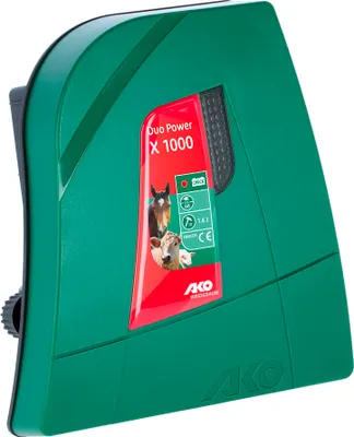 Zdjęcie produktu dla Zasilacz do ogrodzeń elektrycznych AKO Duo Power X 1000 12/230V Duo