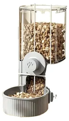 Obrázek produktu pro Automatický dávkovač krmiva, gravitační dávkovač vody a krmiva, odolná konstrukce z pryskyřice, 1200 ml