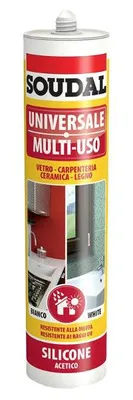 Immagine prodotto di silicone acrilico soudal 300 ml - grigio