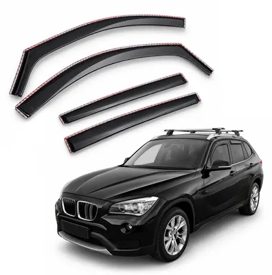 Produktbild von GP Windabweiser Für Bmw X1 E84 2009-2015 4tlg GP Regenabweiser, Schwarz, Getönt, Aerodynamisch, Einfache Montage, Befeistigung mit Clips