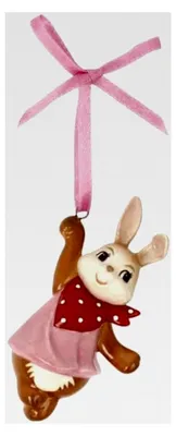 Produktbild von Hängende Minihasen für den Osterstrauß Akrobatin 7,5 cm