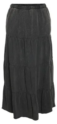 Produktbild von NOISY MAY Langer Rock mit Rüschen und Vintage Design Größe: XS