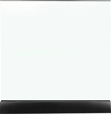 Produktbild von Geländerset Pertura Pontos Glasgeländer schwarz/weiss für Bodenmontage B: 2m