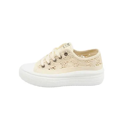 Produktbild von Damen Spitzen Turnschuhe Lee Cooper LCW-23-44-1620 Beige 41