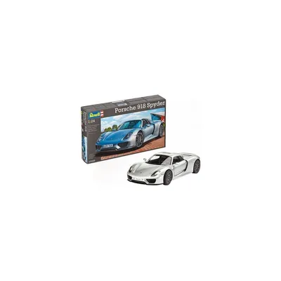 Productafbeelding van Revell Porsche 918, model van een sportauto, bouwpakket, 1:24, Porsche 918, plastic, geschikt voor gevorderden