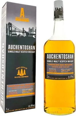 Produktbild von Auchentoshan American Oak Reserve + Box 1000ml 40% Vol.