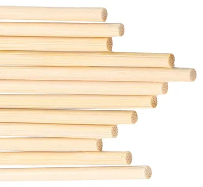 Obrázek produktu pro Sada 100 kusů přírodních dřevěných kolíčků pro tvoření