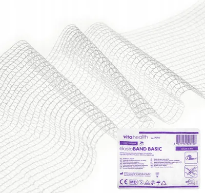 Obrázek produktu pro Pletené obinadlo, nesterilní, hypoalergenní, podpůrné, 10 cm x 4 m, 10 ks.