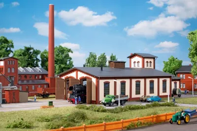 Produktbild von Auhagen Lokschuppen mit Wasserturm 13342