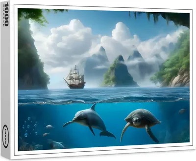Produktbild von raxxa Premium-Puzzle "Paradies #4", 1000 Teile