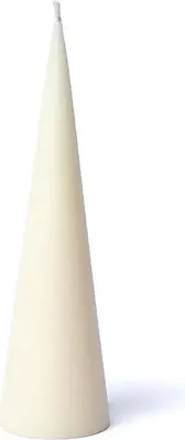 Produktbild von Kegelkerze off white unparfümiert -- 21x6cm online bestellen