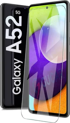Produktbild von Für Samsung Galaxy A52 / A52 5G - Panzerglas Glasfolie Display Schutz Folie Glas 9H Hart Echt Glas Displayschutzfolie