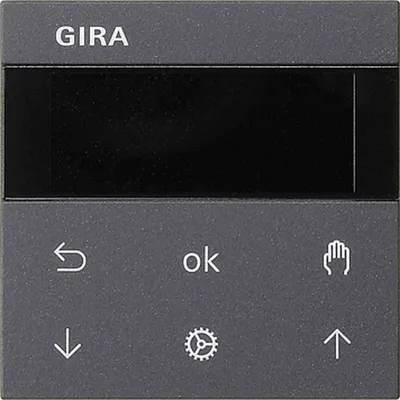 Zdjęcie produktu dla GIRA 536628 S3000 Jalousie- + Schaltuhr Display (536628)