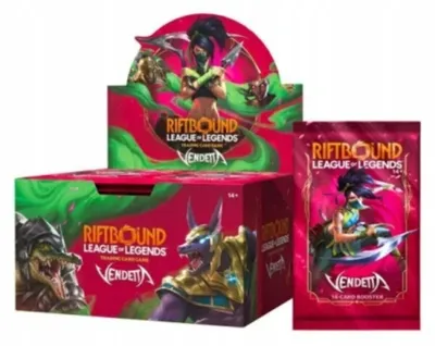 Produktbild von Riftbound: League of Legends TCG Vendetta Booster Display Englisch – 24 Boosterpacks