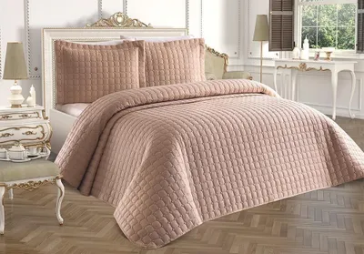 Produktbild von L'Essentiel Linge de Maison, Estiva - Cappucino, Doppelbett-Tagesdecken-Set, Cappuccino, 100% BAUMWOLLE, 250 x 260 cm