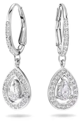 Produktbild von Swarovski Damen Ohrringe Attract Light Pear Weiss Rhodium Plattiert 5197458