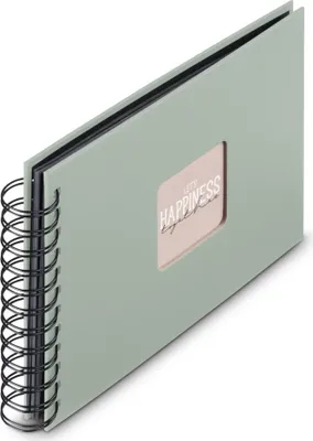 Obrázek produktu pro Hama 00009869, Zelená, 50 listy, Kroužková vazba, 100 x 150 mm, Černá, 50 listy