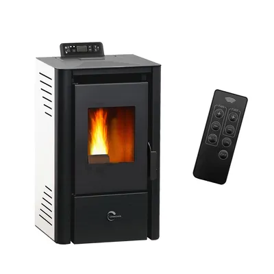 Obrázok produktu pre Vzduchové peletové kachle Anita 9,4 kW Sannover biele