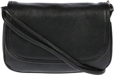 Produktbild von Kleine Damentasche Umhängetasche Tasche Schultertasche hochwertiges Kunstleder Schwarz