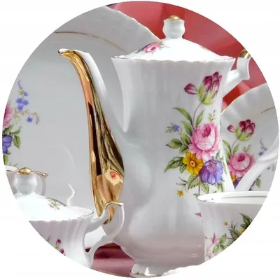 Image de PPH MALCER Cafetière IWONA Porcelaine Blanche 1200ml