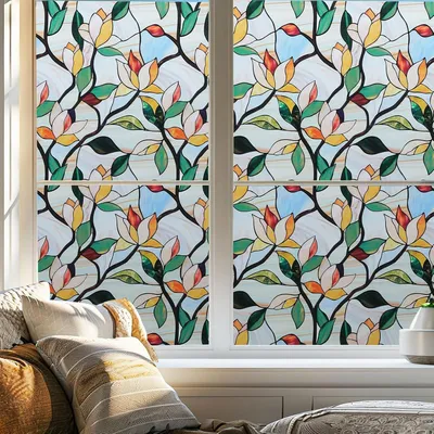 Produktbild von Fensterfolie dktie Sichtschutzfolie, farbige Fensterfolie (03, 90 x 200 cm)