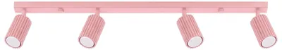 Produktbild von Plafond KARBON 4L rosa 4xGU10 10W Aluminium 16.5x6.5x81cm Sollux Lighting